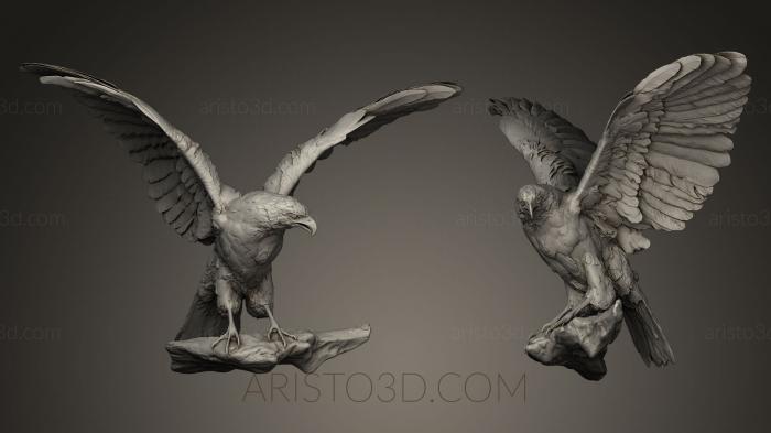 Bird figurines (STKB_0004) 3D model for CNC machine